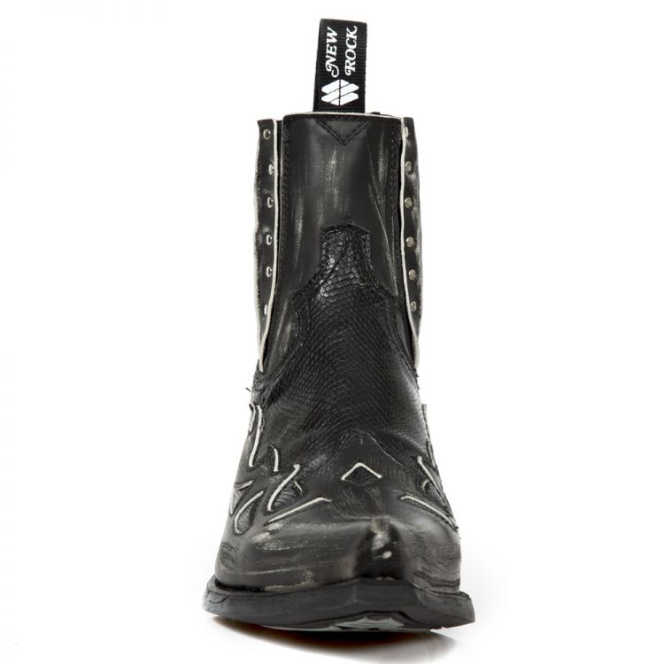  VINTAGE RASPADO NEGRO, PITONE NEGRO, WEST NEGRO New Rock M.WST047-S2  4