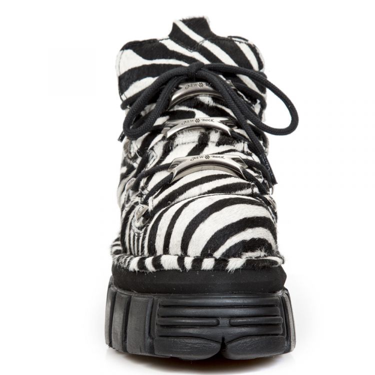  106-S31 PELO CEBRA NEGRO BLANCO, TOWER NEGRO LATERAL E-14 New Rock M.106-S31  3