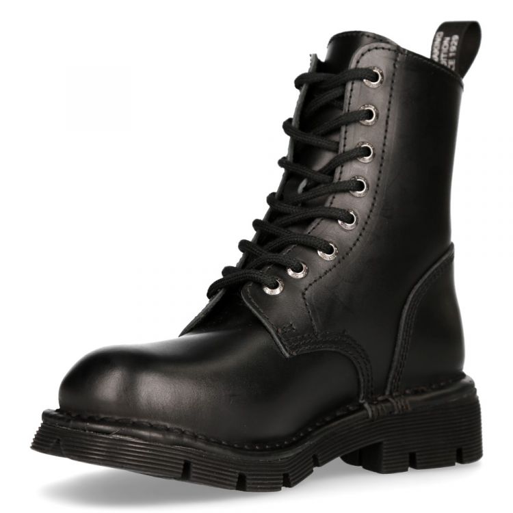  M.MILI084N-S2 ANILIN NEGRO, PLANING NEGRO SIN (SIN FORRO SIN CREMALLERA) New Rock M.MILI084N-S2  5