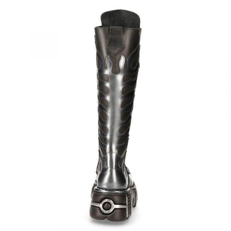  M.350-C1 CRUST NEGRO Y PULIK ACERO, TOWER NEGRO ACERO New Rock M.350-C1  6