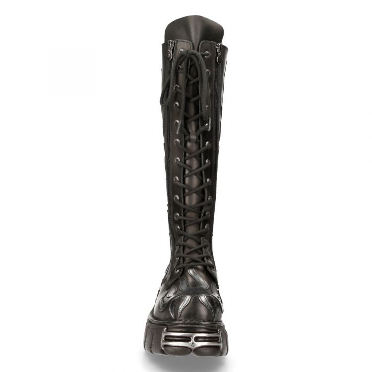  M.350-C1 CRUST NEGRO Y PULIK ACERO, TOWER NEGRO ACERO New Rock M.350-C1  4