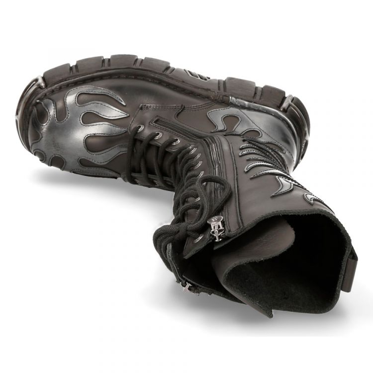  M.350-C1 CRUST NEGRO Y PULIK ACERO, TOWER NEGRO ACERO New Rock M.350-C1  8