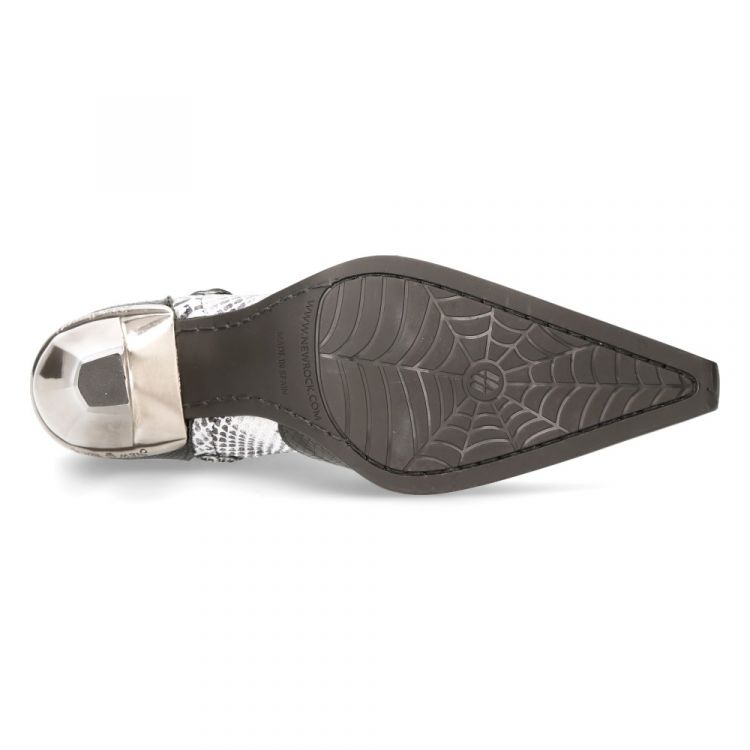  M-BULL020-C11 PITONE NEGRO, PITON BLANCO LUXOR NEGRO BULL NEGRO TACON KANSAS ACERO New Rock M.BULL020-C11  7