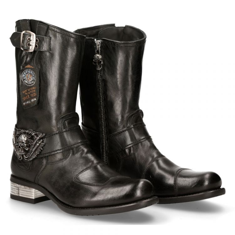 Сапоги M-GY07C-C2 BUFO NEGRO, GUM GY 710 NEGRO TACON M2 ACERO New Rock M.GY07C-C2 Изображение 1