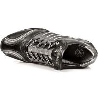 Туфли NOMADA NEGRO, BOX PLANE, CHEYENNE CEMENTO, RIVETE GRI New Rock M.8160-S1 - маленькая картинка