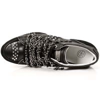 Туфли REVES NEGRO,ITALI NEGRO, ITALI NEGRO, ABS NEGRO New Rock M.8169-S1 - маленькая картинка