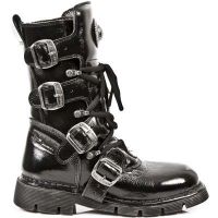 Ботинки CHAROL ARRUGADO NEGRO, PLANING NEGRO SIN New Rock M.1473-S2 - маленькая картинка