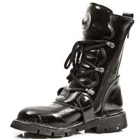Ботинки CHAROL ARRUGADO NEGRO, PLANING NEGRO SIN New Rock M.1473-S2 - маленькая картинка