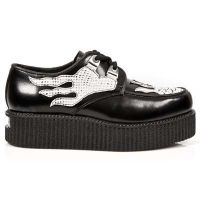  FLORENTIC NEGRO, PITON BLANCO-NEGRO, CREPE NEGRO - 