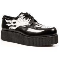 Ботинки FLORENTIC NEGRO, PITON BLANCO-NEGRO, CREPE NEGRO New Rock M.2400-C3 - маленькая картинка