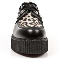 Ботинки NOMADA NEGRO, PELO LEOPARDO, CREPE NEGRO New Rock M.2411-C1 - маленькая картинка