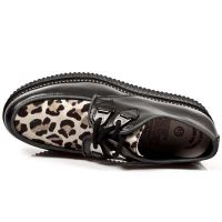 Ботинки NOMADA NEGRO, PELO LEOPARDO, CREPE NEGRO New Rock M.2411-C1 - маленькая картинка