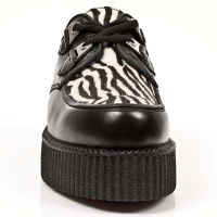 Ботинки NOMADA NEGRO, PELO CEBRA, CREPE NEGRO New Rock M.2411-C2 - маленькая картинка