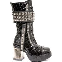  ITALI NEGRO, CHAROL NEGRO, BOX PLANE, PLAT PODIUM - 