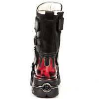  ITALI NEGRO PULIK FUEGO TOWER NEGRO ACERO ORIFICIO New Rock M.149-C1 -  