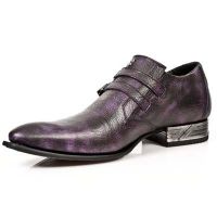  ARCILLA LILA VIP 1 NEGRO SUELA ACERO TACON VIP ACE New Rock M.2246-C3 -  