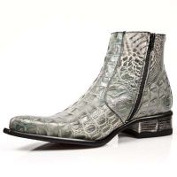 Туфли CAIMAN CANADA BLUE SUELA GRAB SOL TACON M2 ACERO New Rock M.2260-C1 - маленькая картинка