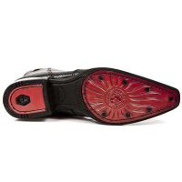  PITON NEGRO, SUELA ROJA GRAB SOL H&#170;202 TACON VIP New Rock M.2260-R8 -  