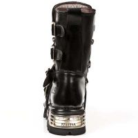 Ботинки ITALI NEGRO NOMADA NEGRO REACTOR NEGRO TOB ORIFICI New Rock M.373-C31 - маленькая картинка