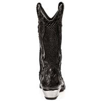 Сапоги NOMADA NEGRO, PITON NEGRO, WEST NEGRO ACERO T.ACER New Rock M.7921-C1 - маленькая картинка