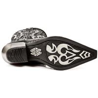 Сапоги NOMADA NEGRO, PITON NEGRO, WEST NEGRO ACERO T.ACER New Rock M.7921-C1 - маленькая картинка