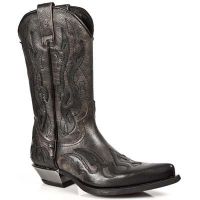 Сапоги BUFALO NEGRO ARCILLA CUERO WEST NEGRO ACERO T ACE New Rock M.7921-C12 - маленькая картинка