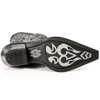 Сапоги BUFALO NEGRO ARCILLA CUERO WEST NEGRO ACERO T ACE New Rock M.7921-C12 - маленькая картинка