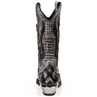 Сапоги NOMADA NEGRO, SERPIENTE ACERO-NEGRO, WEST NEGRO AC New Rock M.7921-C2 - маленькая картинка