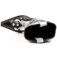 Сапоги NOMADA NEGRO, PITON ARENA, WEST NEGRO ACERO T.ACER New Rock M.7921-C9 - маленькая картинка