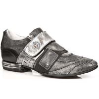 Туфли ARCILLA BEIG BOX PLANE ITALI NEGRO TPU NEGRO SNOB New Rock M.8401-C3 - маленькая картинка
