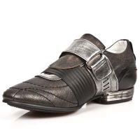 Туфли ARCILLA CUERO BOX PLANE ITALI NEGRO TPU NEG SNOB T New Rock M.8401-C4 - маленькая картинка