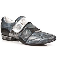 Туфли ARCILLA JEANS BOX PLANE ITALI NEGRO TPU NEGRO SNOB New Rock M.8401-C6 - маленькая картинка