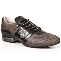 Туфли ALASKA CAMEL ITALI NEGRO NOMADA NEGRO TPU SNOB T A New Rock M.8403-C3 - маленькая картинка