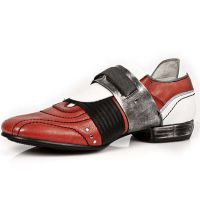 Туфли NOMADA ROJO, BOX PLANE, NAPA BLANC. TPU NEGRO T.AC New Rock M.8406-R5 - маленькая картинка