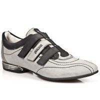 Туфли GALIA GRIS TROPICAL MARINO TPU NEGRO SNOB T ACERO New Rock M.8407-C1 - маленькая картинка