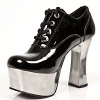 Туфли CHAROL NEGRO PLATAFORMA DARK ACERO New Rock M.DK004-C10 - маленькая картинка