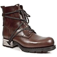  PULIK CUERO MOTOROCK MARRON TACON ACERO New Rock M.MR002-C4 -  