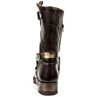 Сапоги BUFALO MARRON PULIK ORO MOTOROCK MARRON TACON ORO New Rock M.MR003-C2 - маленькая картинка