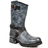 Сапоги ARCILLA AZUL ITALI NEGRO MOTOROCK NEGRO TACON ACE New Rock M.MR003-C6 - маленькая картинка