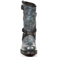 Сапоги ARCILLA AZUL ITALI NEGRO MOTOROCK NEGRO TACON ACE New Rock M.MR003-C6 - маленькая картинка