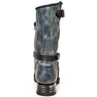 Сапоги ARCILLA AZUL ITALI NEGRO MOTOROCK NEGRO TACON ACE New Rock M.MR003-C6 - маленькая картинка