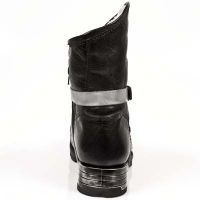 Ботинки BUFALO NEGRO ALASKA HIELO MOTOROCK NEGRO T ACERO New Rock M.MR010-C1 - маленькая картинка