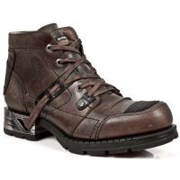 Ботинки ALASKA CAMEL ITALI NEGRO CAR NEG MOTOROCK NEG T A New Rock M.MR015-C2 - маленькая картинка