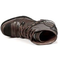 Ботинки ALASKA CAMEL ITALI NEGRO CAR NEG MOTOROCK NEG T A New Rock M.MR015-C2 - маленькая картинка