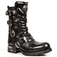 Ботинки ITALI NEGRO NOMADA NEGRO MOTOROCK NEGRO TACON ACE New Rock M.MR017-C1 - маленькая картинка