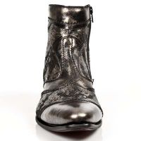 Туфли BOX OROMANE NOBUCK NEGRO TEJUS ORO VIP 1 NEGRO SU New Rock M.NW111-C3 - маленькая картинка