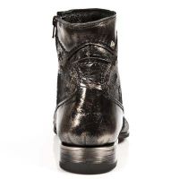 Туфли BOX OROMANE NOBUCK NEGRO TEJUS ORO VIP 1 NEGRO SU New Rock M.NW111-C3 - маленькая картинка