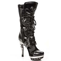 Сапоги NOMADA NEGRO POTRO PELO NEGRO PLATAF ACERO PUN New Rock M.PUNK001-C11 - маленькая картинка