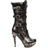 Сапоги NOMADA NEGRO BOX OROMANE PLAT ORO PUNK T RECICL New Rock M.PUNK001-C2 - маленькая картинка