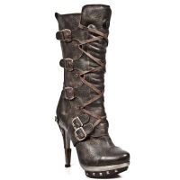 Сапоги ARCILLA CUERO PLAT COBRE PUNK PIRAMID T RECICLE New Rock M.PUNK001-C4 - маленькая картинка